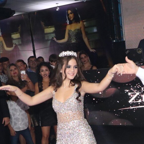 Mel Maia comemora seus 15 anos na casa de festas Espaço Zurique, no Rio de Janeiro, na noite desta sexta-feira, 03 de maio de 2019