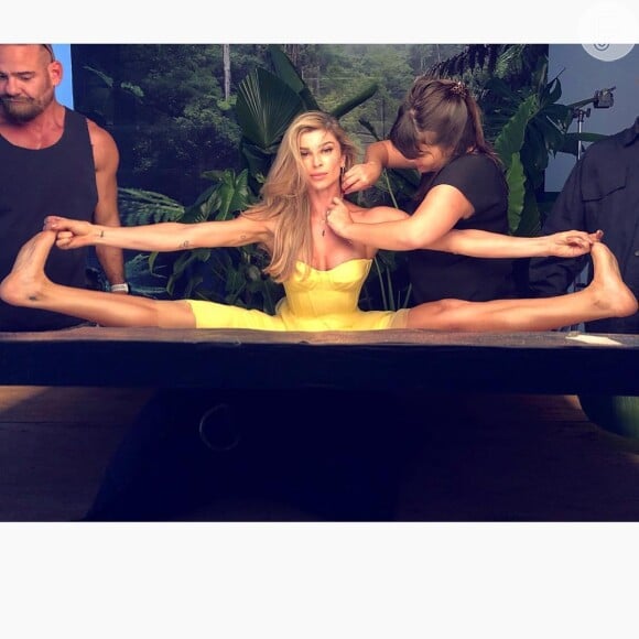 Grazi Massafera começou a praticar a Yoga em 2018, para desacelerar.