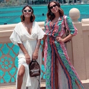 Anitta inicia férias em Dubai, nos Emirados Árabes, com a amiga Jéssica de Sá
