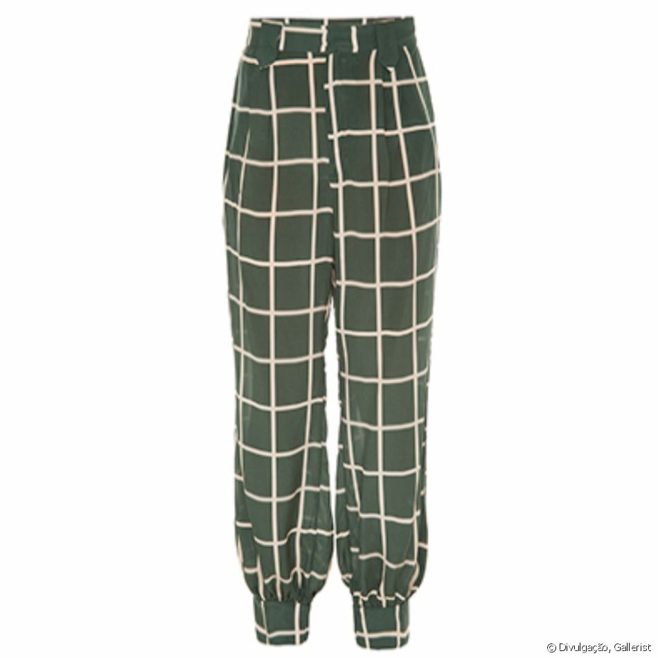 calça cargo xadrez