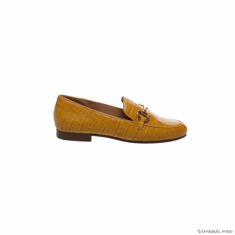 mocassim arezzo vermelho