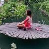Anitta praticou meditação em Ubud, cidade de Bali, na Indonésia: 'Momento único'