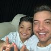 Wesley Safadão compartilhou vídeo dançando com filho mais velho, Yhudy