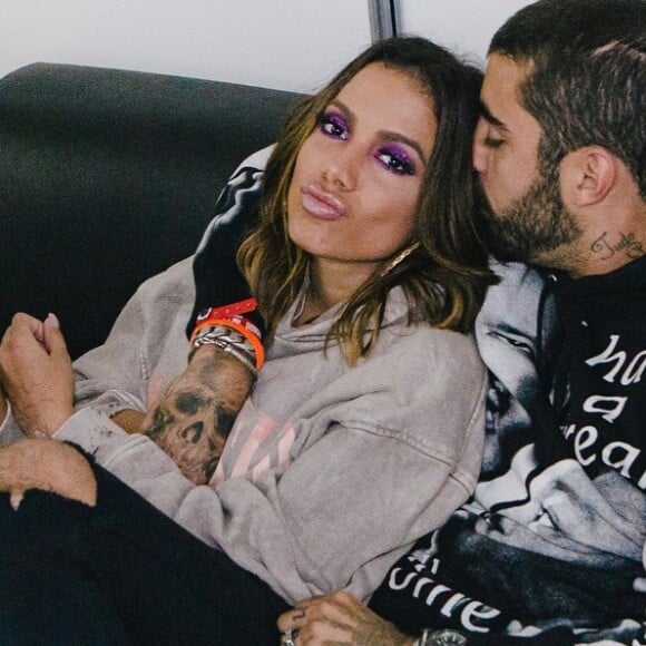 Anitta e Pedro Scooby trocaram declarações no 1º Dia dos Namorados juntos: 'Destino te trouxe mais uma vez para minha vida'