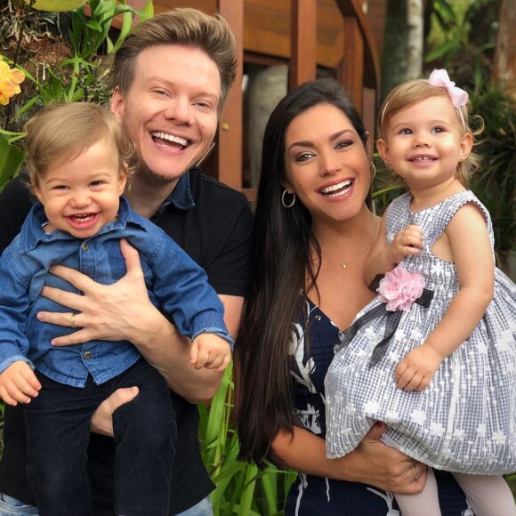 Michel Teló e Thaís Fersoza são pais de Melinda, de 2 anos, e Teodoro, de 1