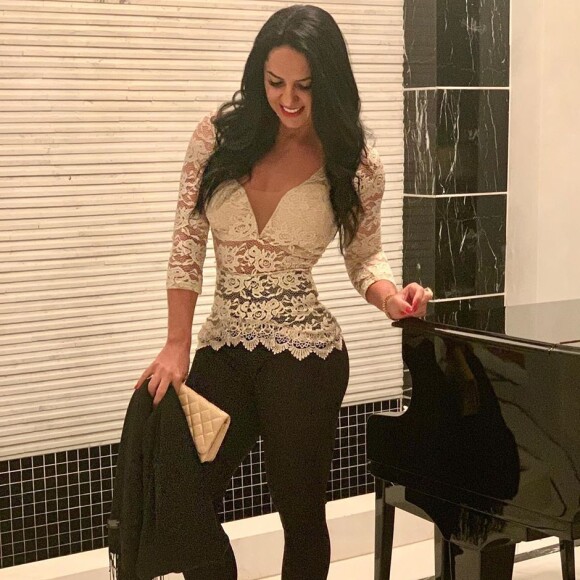 Graciele Lacerda também participou do aniversário de João Francisco nesta terça-feira, dia 18 junho de 2019