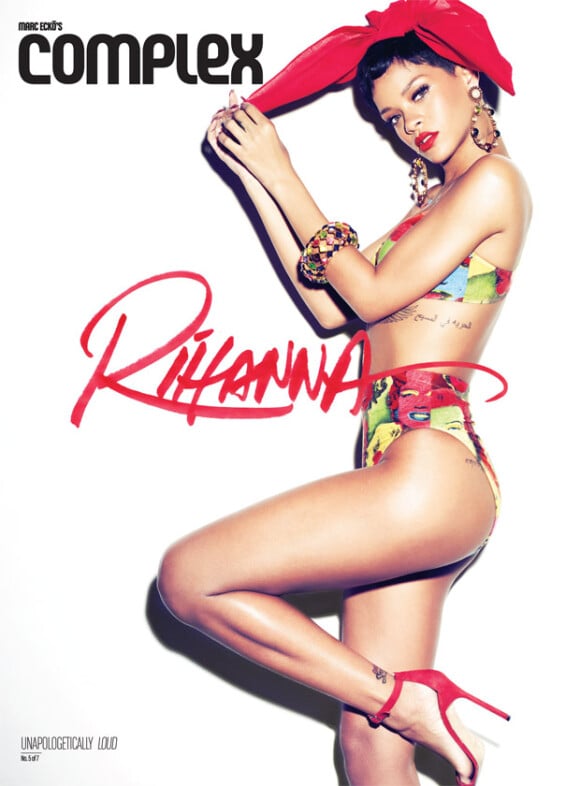 Rihanna posa deslumbrante para uma das capas da 'Complex' fevereiro/março de 2013