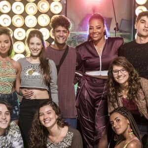 Além de servir como inspiração para os personagens, Ludmilla também conversou com os atores na novela 'Malhação'