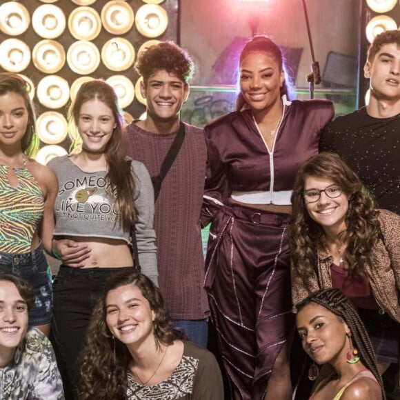 Além de servir como inspiração para os personagens, Ludmilla também conversou com os atores na novela 'Malhação'