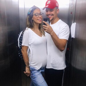 Gabi Brandt e Saulo Poncio registraram a primeira mamada o primogênito nesta sexta-feira, dia 05 de julho de 2019