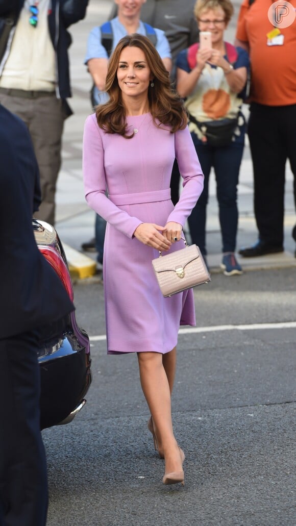 Kate Middleton, antes de renovar seu closet, aparecia muito com peças mais estruturadas