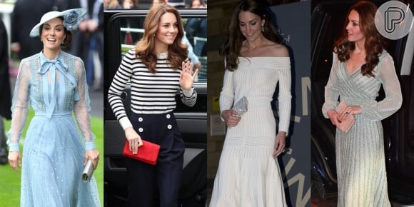 Kate Middleton modernizou looks para renovar seu estilo. Veja fotos na matéria desta terça-feira, dia 09 de julho de 2019