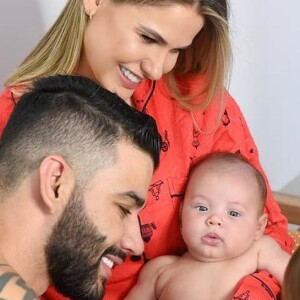 Filho mais novo de Andressa Suita e Gusttavo Lima, Samuel completa 1 ano nesta quarta-feira, 24 de julho de 2019