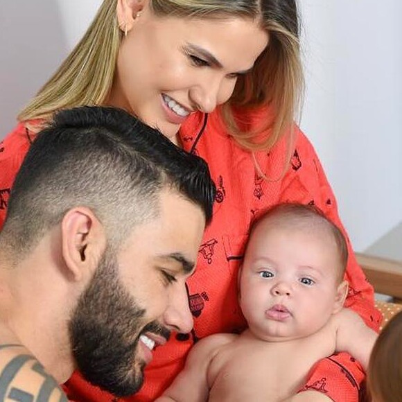 Filho mais novo de Andressa Suita e Gusttavo Lima, Samuel completa 1 ano nesta quarta-feira, 24 de julho de 2019