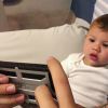 Samuel, filho caçula de Gusttavo Lima e Andressa Suita, faz 1 ano nesta quarta-feira, 24 de julho de 2019