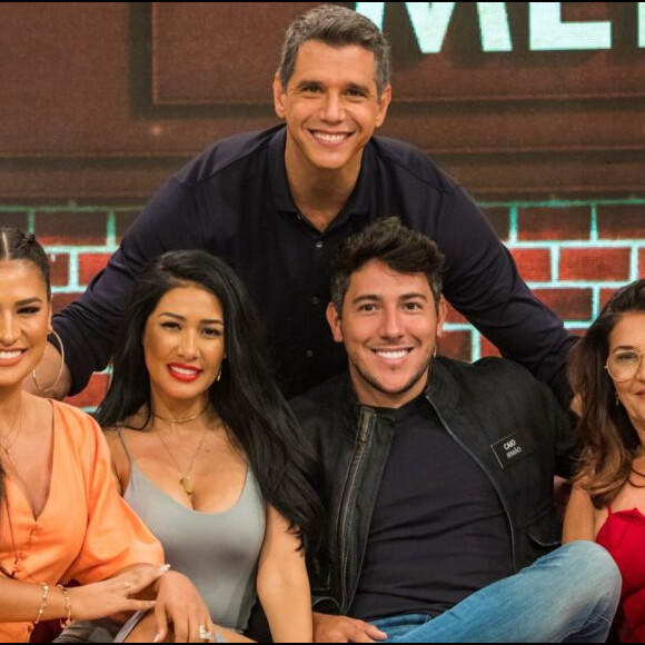 Simone e Simaria participaram do 'Tamanho Família' com a mãe, Mara, e o irmão, Caio