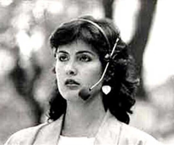 No início da carreira de jornalista, nos anos 1980, Fátima Bernardes usava o cabelo cheio e abaixo dos ombros