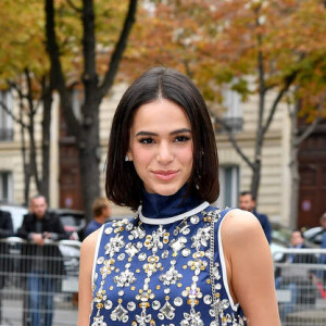 Bruna Marquezine assistiu ao desfile da Miu Miu na Semana de Moda de Paris, em outubro de 2018
