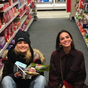 Por Nova York, Bruna Marquezine visitou Sasha Meneghel, em fevereiro de 2019