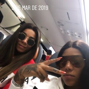 Ludmilla compartilhou vários registros com a namorada, Bruna Gonçalves