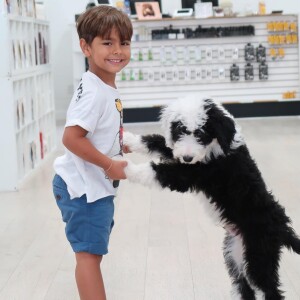 'Acho que sou a mãe mais feliz que existe, porque você me realiza todos os dias', disse Simone