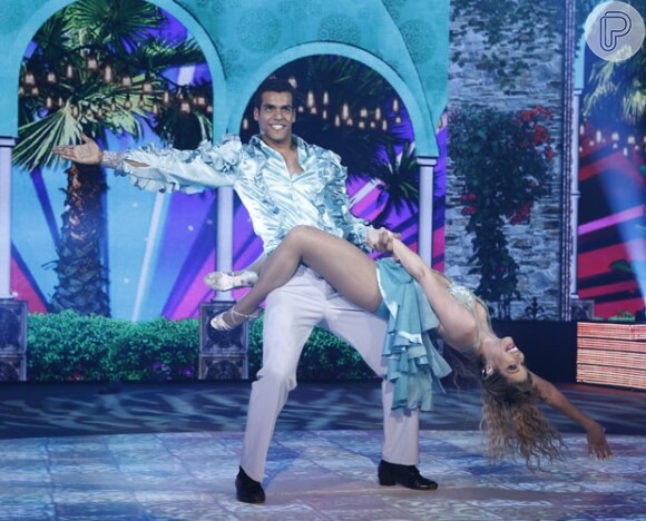 Marcello Melo Jr. foi muito elogiado ao dançar mambo no último dia 12 de outubro de 2014 na 'Dança dos Famosos' do 'Domingão do Faustão'