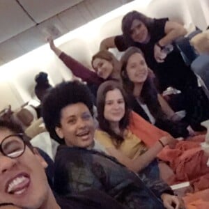 Sasha Meneghel embarcou com amigos para uma viagem na África em uma missão