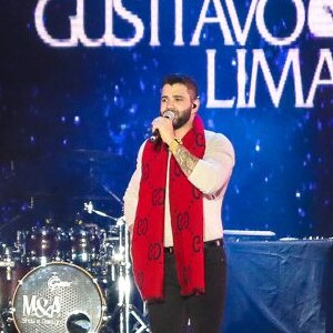 Gusttavo Lima anuncia pausa na carreira durante show na Festa de Peão de Barretos, em 25 de agosto de 2019