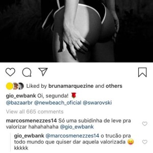 Giovanna Ewbank revela truque em comentário de seguidor nesta segunda-feira, dia 09 de setembro de 2019