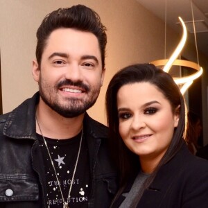 Fernando Zor se divertiu ao ver Maiara surpresa com sua presença: 'Ao invés de me beijar, ela me bate'