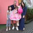  Filhas de Malvino Salvador e Kyra Gracie,  Ayra e Kyara, ganharam festa temática de aniversário  