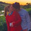 Marina Ruy Barbosa faz roto rara de beijo no marido, Xande Negrão