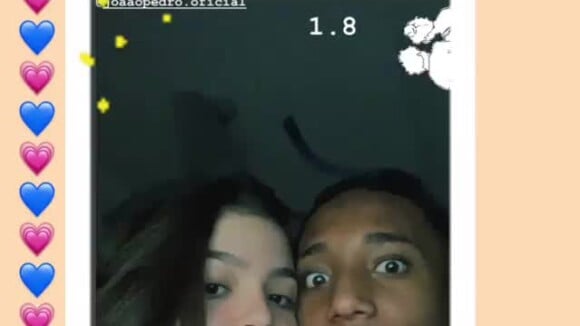 Mel Maia homenageou o namorado, João Pedro, com vídeo no Instagram
