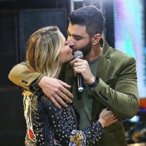 Andressa Suita compartilha momentos com Gusttavo Lima na web