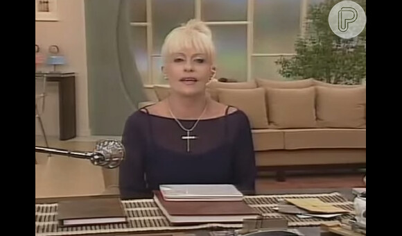 Ana Maria Braga usava franja na estreia do 'Mais Você' em 18 de outubro de 1999