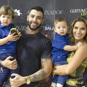 Gusttavo Lima decidiu reduzir o número de shows em prol dos filhos: 'Preciso ser um pai mais presente'