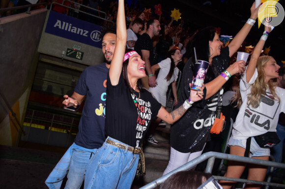 Famosos curtem área VIP de show de Sandy e Júnior no Allianz Parque, em São Paulo, neste sábado, 12 de outubro de 2019