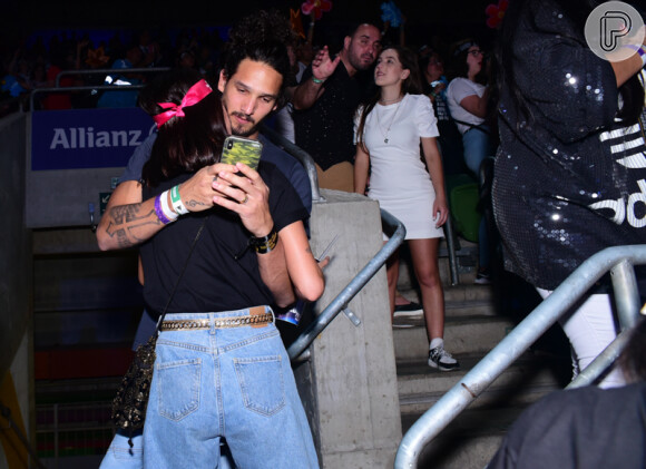 Famosos curtem área VIP de show de Sandy e Júnior no Allianz Parque, em São Paulo, neste sábado, 12 de outubro de 2019