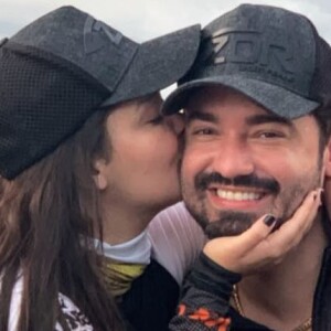 Maiara e Fernando Zor simulam pedido de casamento nesta quarta-feira, dia 16 de outubro de 2019