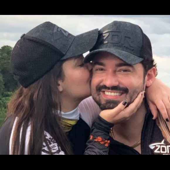 Maiara e Fernando Zor simulam pedido de casamento nesta quarta-feira, dia 16 de outubro de 2019