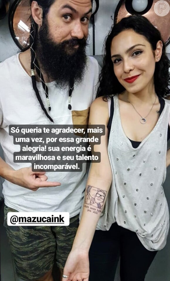 Namorada de Rafael Miguel, Isabela Tibcherani fez tatuagem inspirada em foto do casal