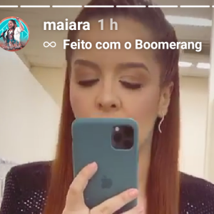 Maiara, da dupla com Maraisa, usou vestido da grife Lelis Blanc