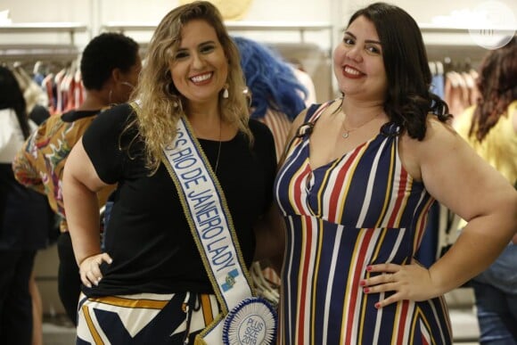 Miss plus size Rio de Janeiro, Bianca Lossurdo, participou do evento