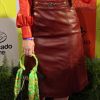 Paolla Oliveira usa saia midi de couro para Prêmio Multishow 2019 nesta terça-feira, dia 29 de outubro de 2019