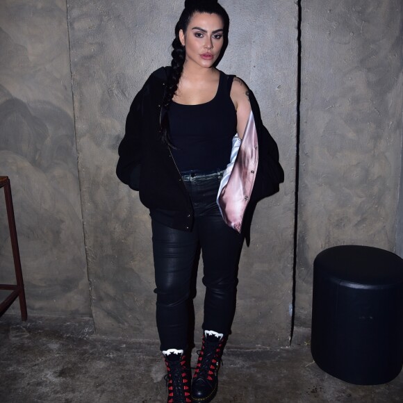 Cleo usa look com diferentes tipos de texturas para festa do Festival da Virada Salvador nesta quarta-feira, dia 06 de novembro de 2019