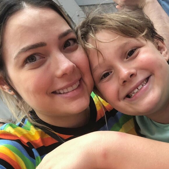 Carol Dantas também foi comparada a Davi Lucca, fruto do relacionamento com Neymar