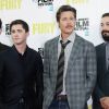 Jon Bernthal, Logan Lerman, Brad Pitt e Shia LaBeouf divulgam 'Corações de Ferro'