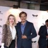 Edson Celulari e a mulher prestigiam a abertura do Festival do Rio, no Cine Odeon, nesta segunda-feira, 09 de dezembro de 2019