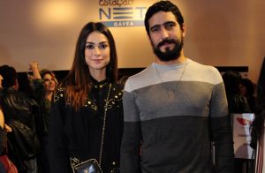 Thaila Ayala e Renato Góes esbanjam elegância em première no Festival do Rio