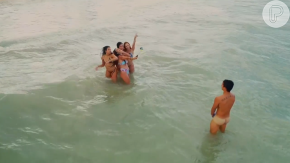 Final do 'De Férias com o Ex: Celebs': Biel, Hana, Marcelle, Lipe e Sté e Nakagima são presenteados com mergulho na praia